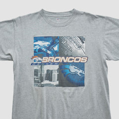 Denver Broncos NFL 2000s T-shirt Heather Gray Vintage