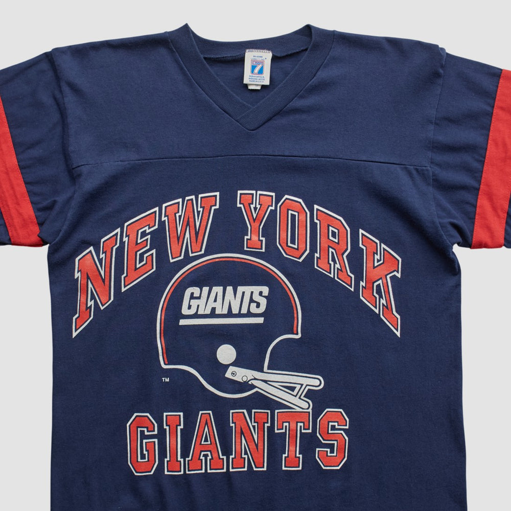 New York Giants Logo 7 90s T-shirt Navy Vintage