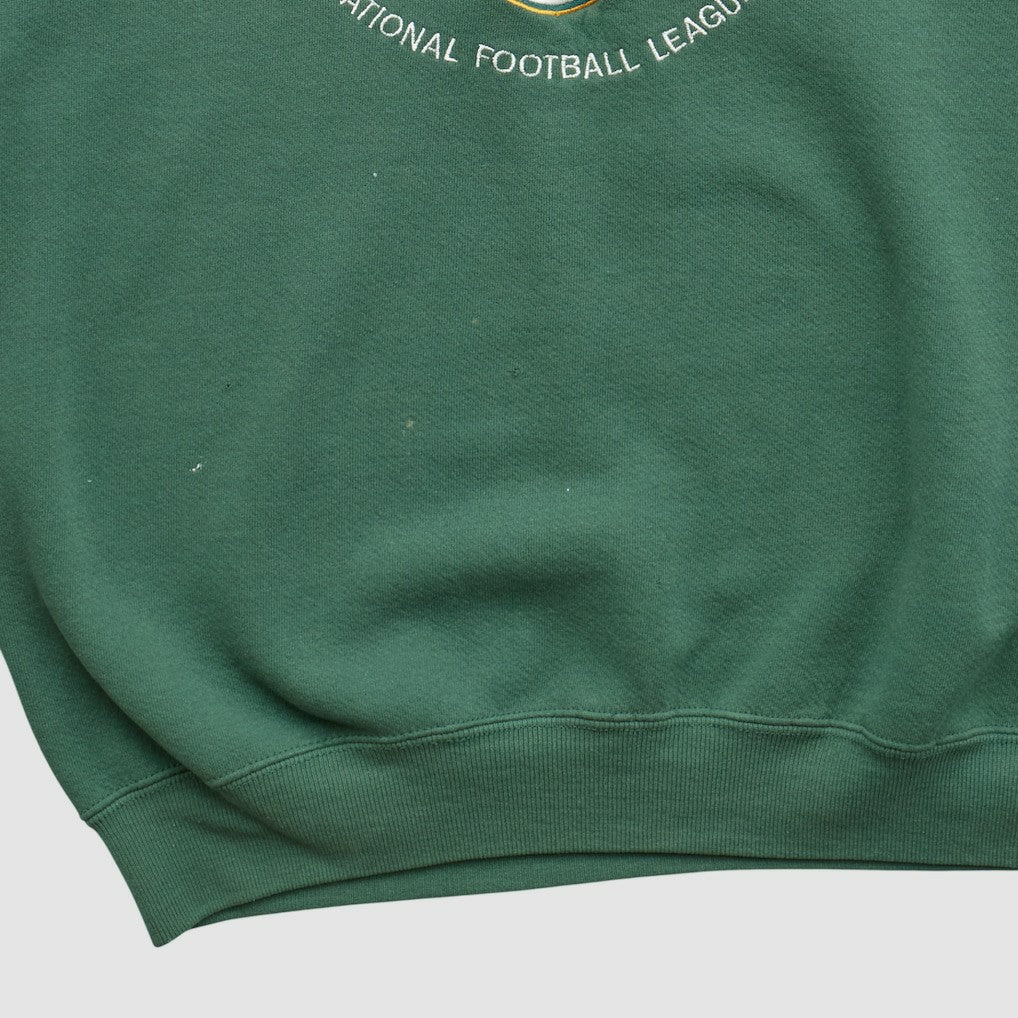 Green Bay Packers Nutmeg 90s Pullover Sweatshirt Green Vintage