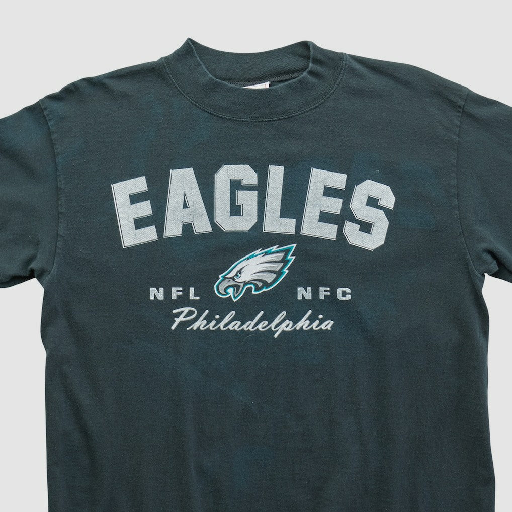 Philadelphia Eagles NFL 2000s Long Sleeve T-shirt Charcoal Vintage