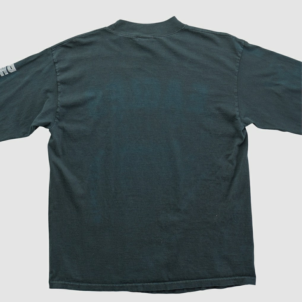 Philadelphia Eagles NFL 2000s Long Sleeve T-shirt Charcoal Vintage