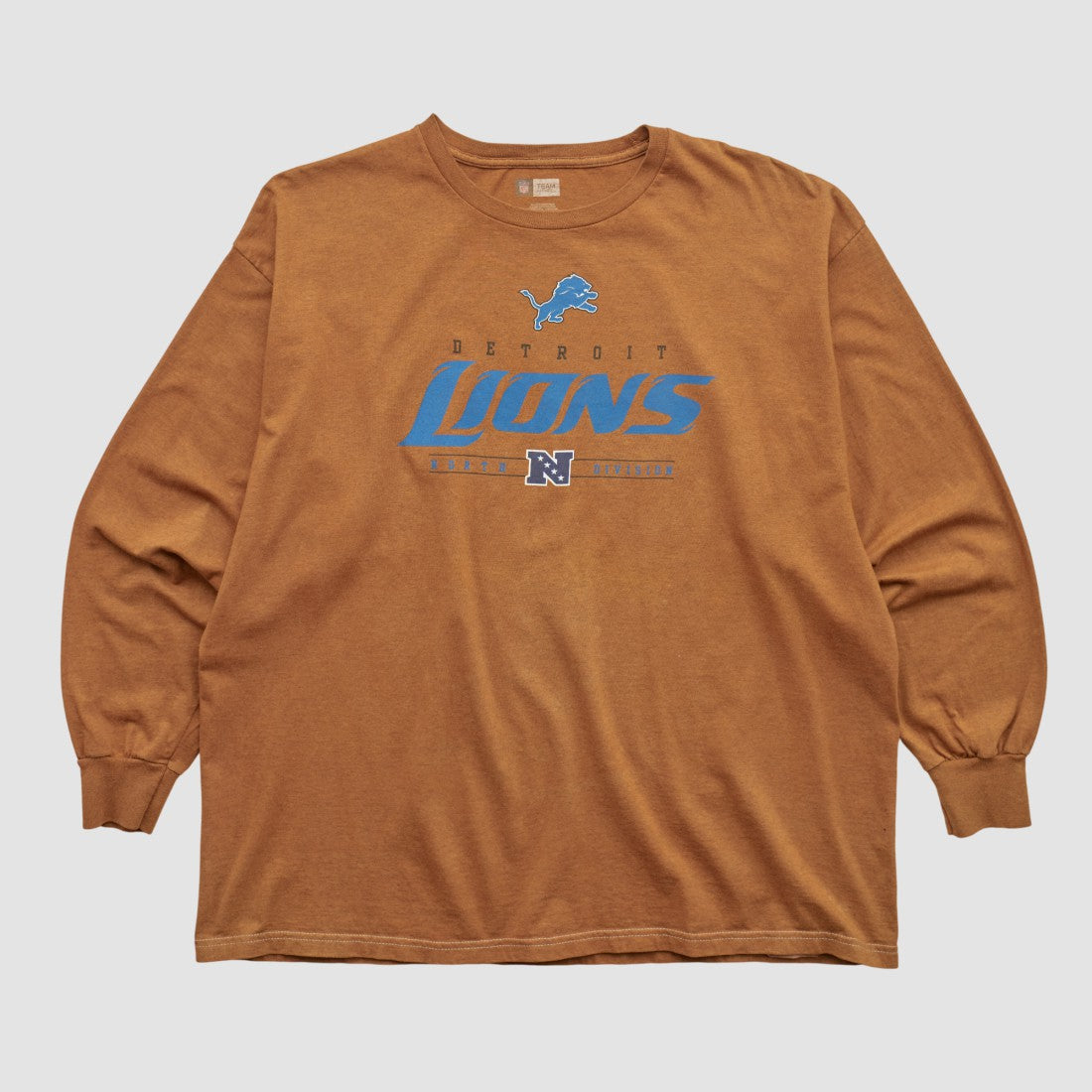 Detroit Lions NFL 2000s Long Sleeve T-shirt Clay Vintage