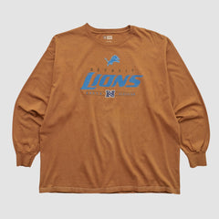 Detroit Lions NFL 2000s Long Sleeve T-shirt Clay Vintage