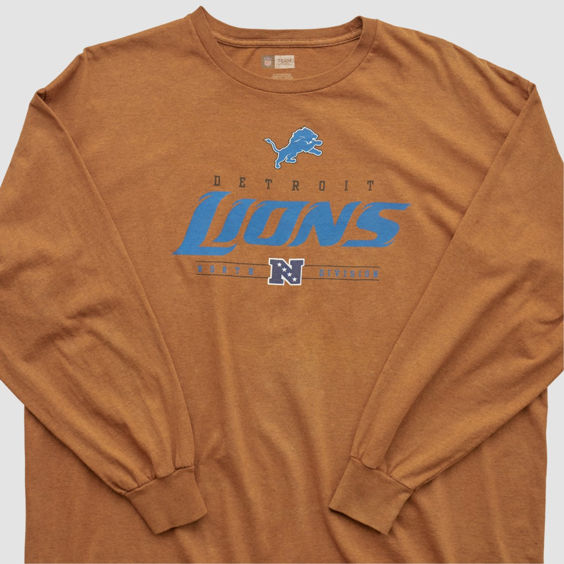 Detroit Lions NFL 2000s Long Sleeve T-shirt Clay Vintage