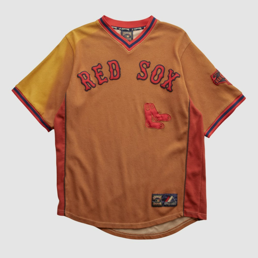 Boston Red Sox Majestic 2000s T-shirt - Clay - M by Fanatics Real Vintage T-shirts