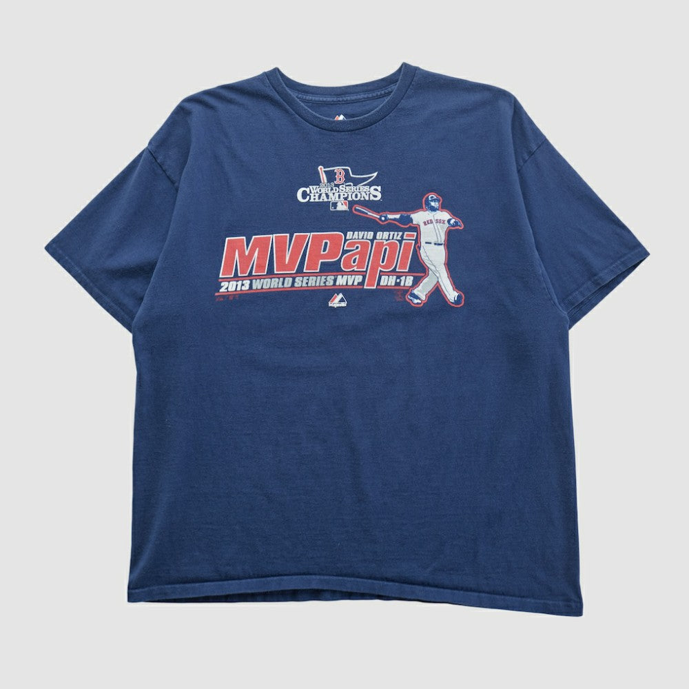 Boston Red Sox Majestic 2013 T-shirt - Navy - XL by Fanatics Real Vintage T-shirts