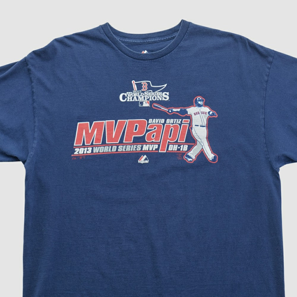 Boston Red Sox Majestic 2013 T-shirt - Navy - XL by Fanatics Real Vintage T-shirts