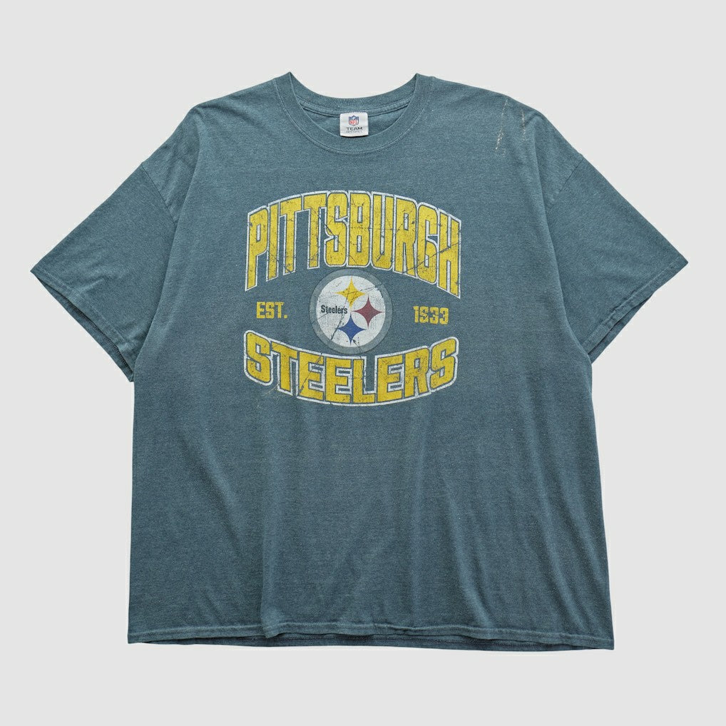 Pittsburgh Steelers NFL 2010s T-shirt Teal Vintage