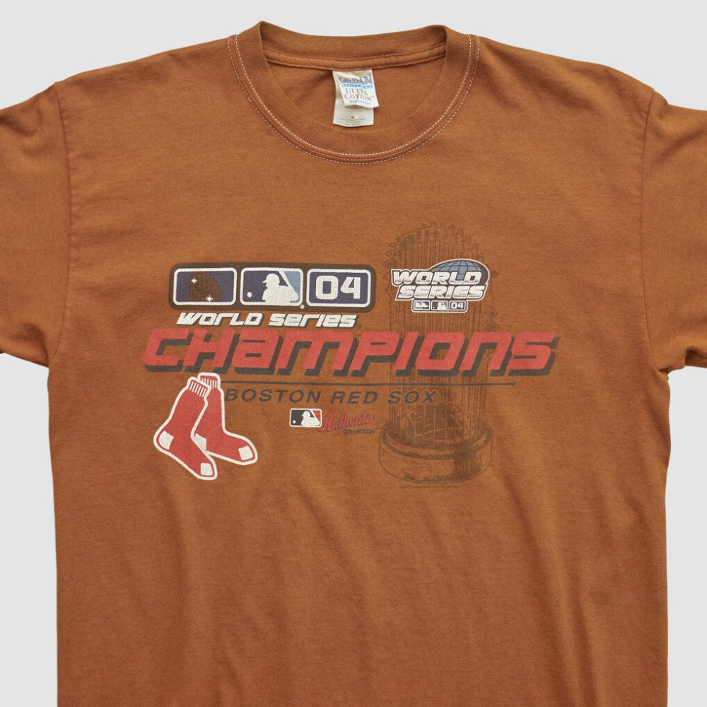 Boston Red Sox Gildan 2004 T-shirt - Clay - M by Fanatics Real Vintage T-shirts