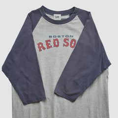 Boston Red Sox Lee Sport 2000s T-shirt - Heather Gray - M by Fanatics Real Vintage T-shirts
