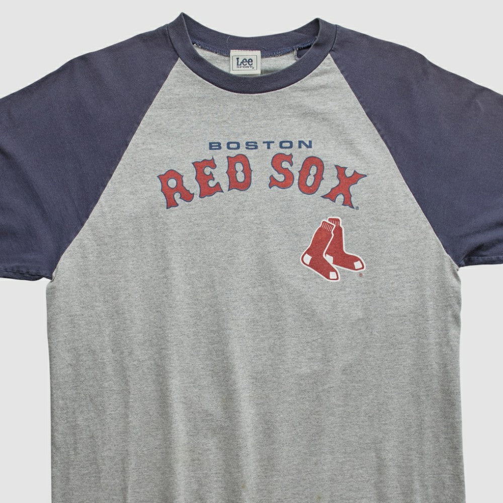 Boston Red Sox Lee Sport 2000s T-shirt - Heather Gray - M by Fanatics Real Vintage T-shirts