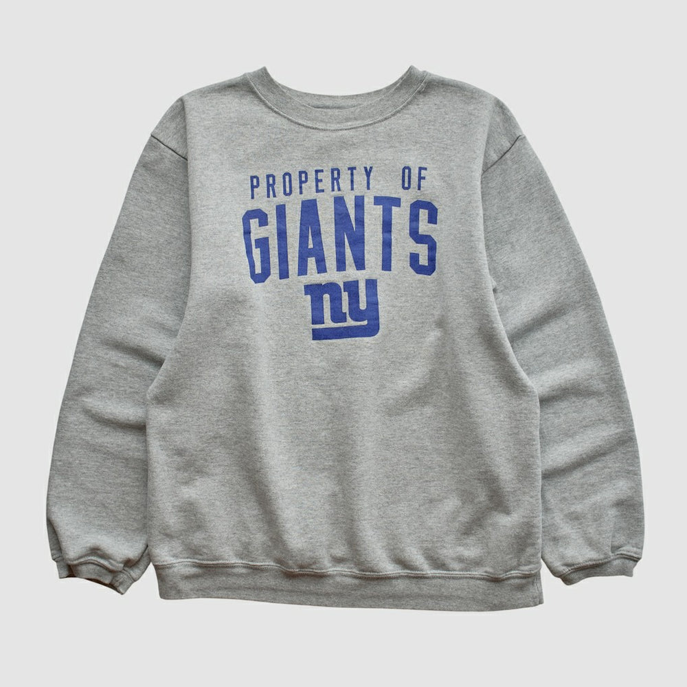 New York Giants Reebok 2000s Pullover Sweatshirt Heather Gray Vintage
