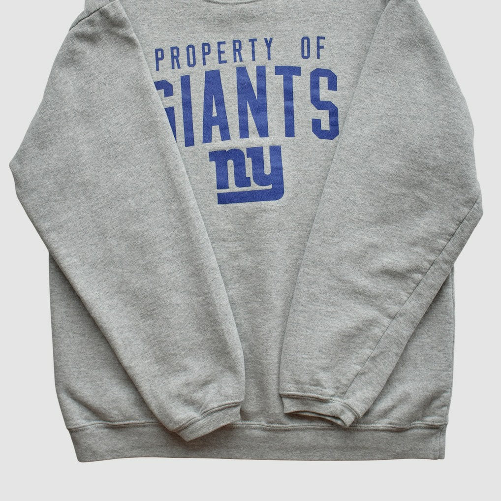 New York Giants Reebok 2000s Pullover Sweatshirt Heather Gray Vintage