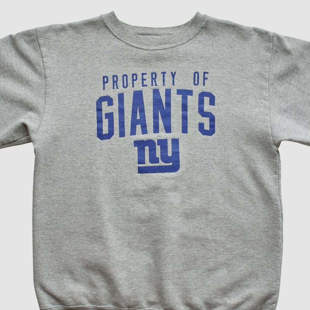 New York Giants Reebok 2000s Pullover Sweatshirt Heather Gray Vintage