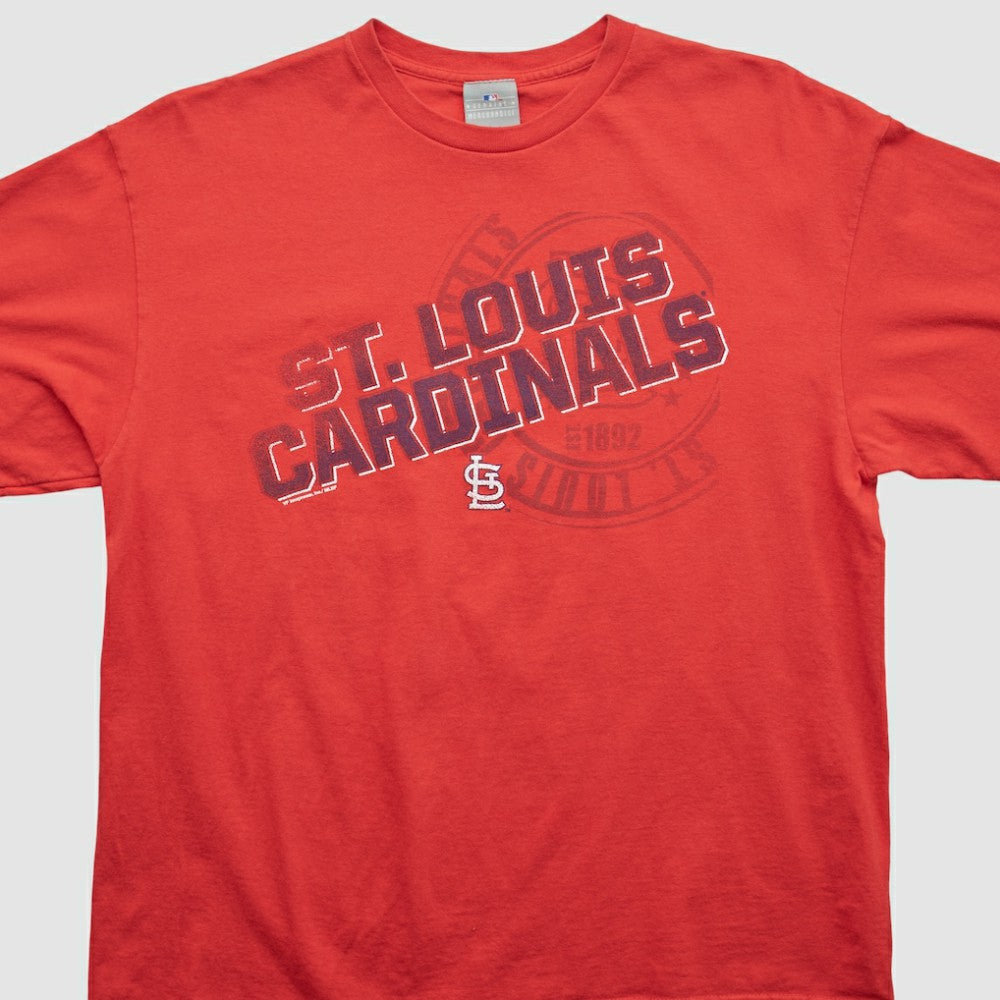 St. Louis Cardinals Genuine Merchandise 2000s T-shirt - Red - L by Fanatics Real Vintage T-shirts