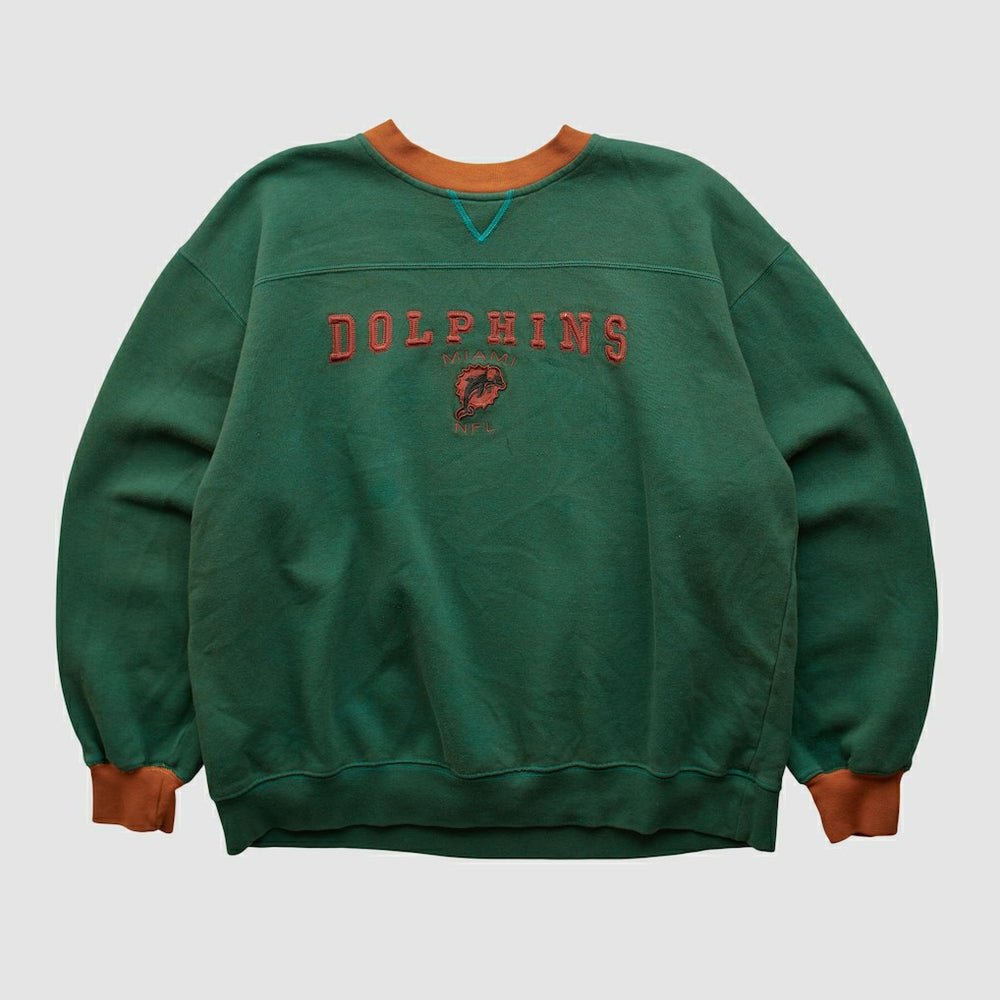 Miami Dolphins NFL 2000s Pullover Sweatshirt Teal Vintage