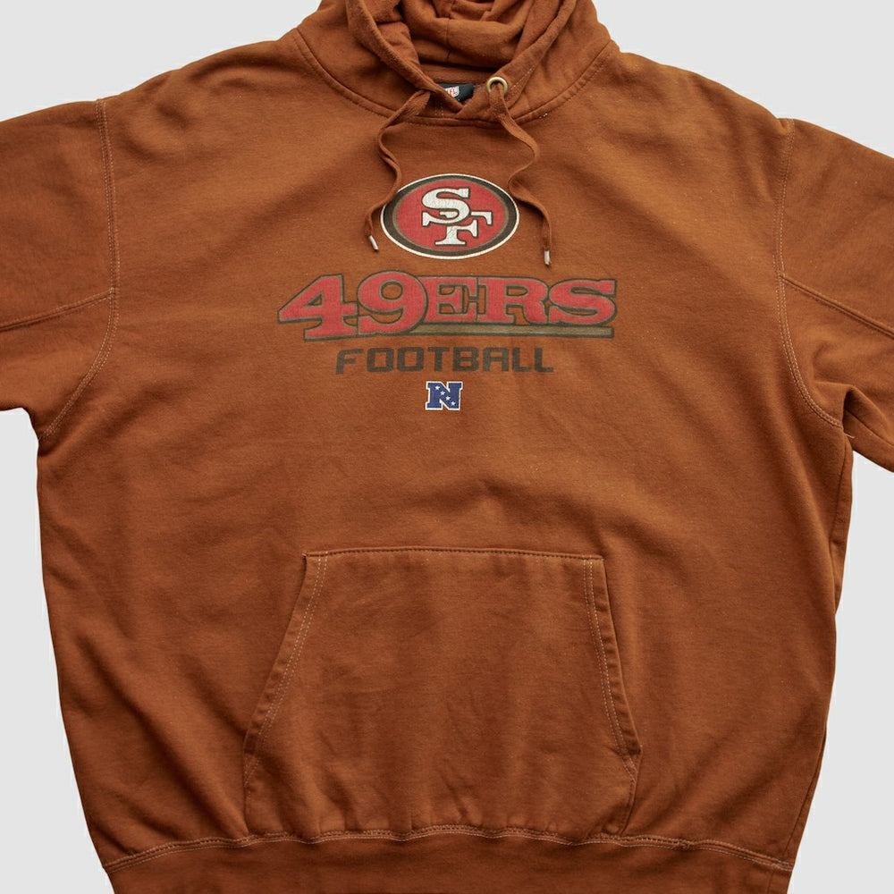 San Francisco 49ers NFL 2010s Hooded Pullover Sweatshirt Clay Vintage
