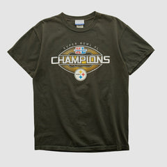 Pittsburgh Steelers Reebok 2006 T-shirt Charcoal Vintage