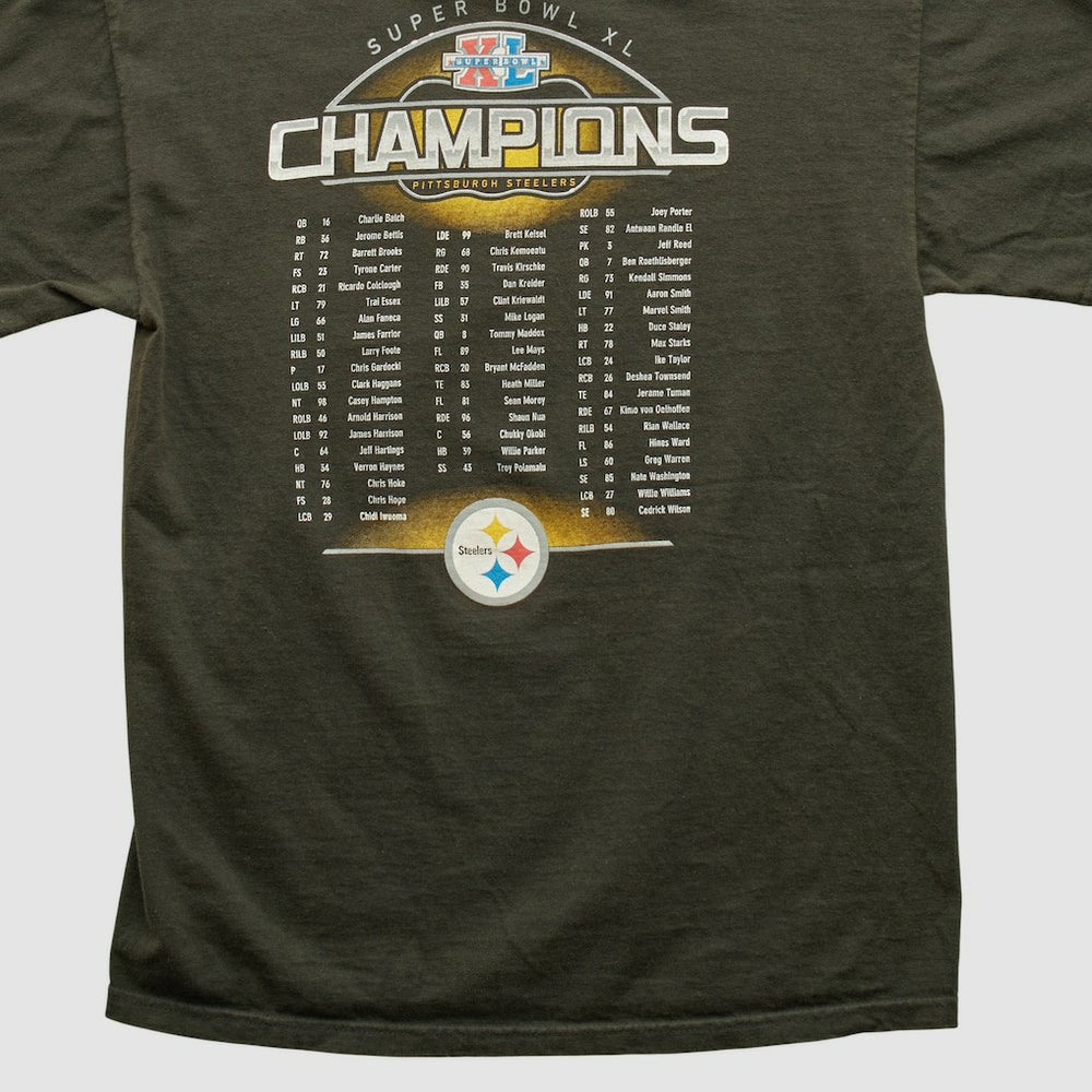 Pittsburgh Steelers Reebok 2006 T-shirt Charcoal Vintage