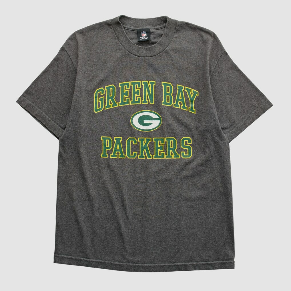 Green Bay Packers NFL 2010s T-shirt Dark Heather Gray Vintage