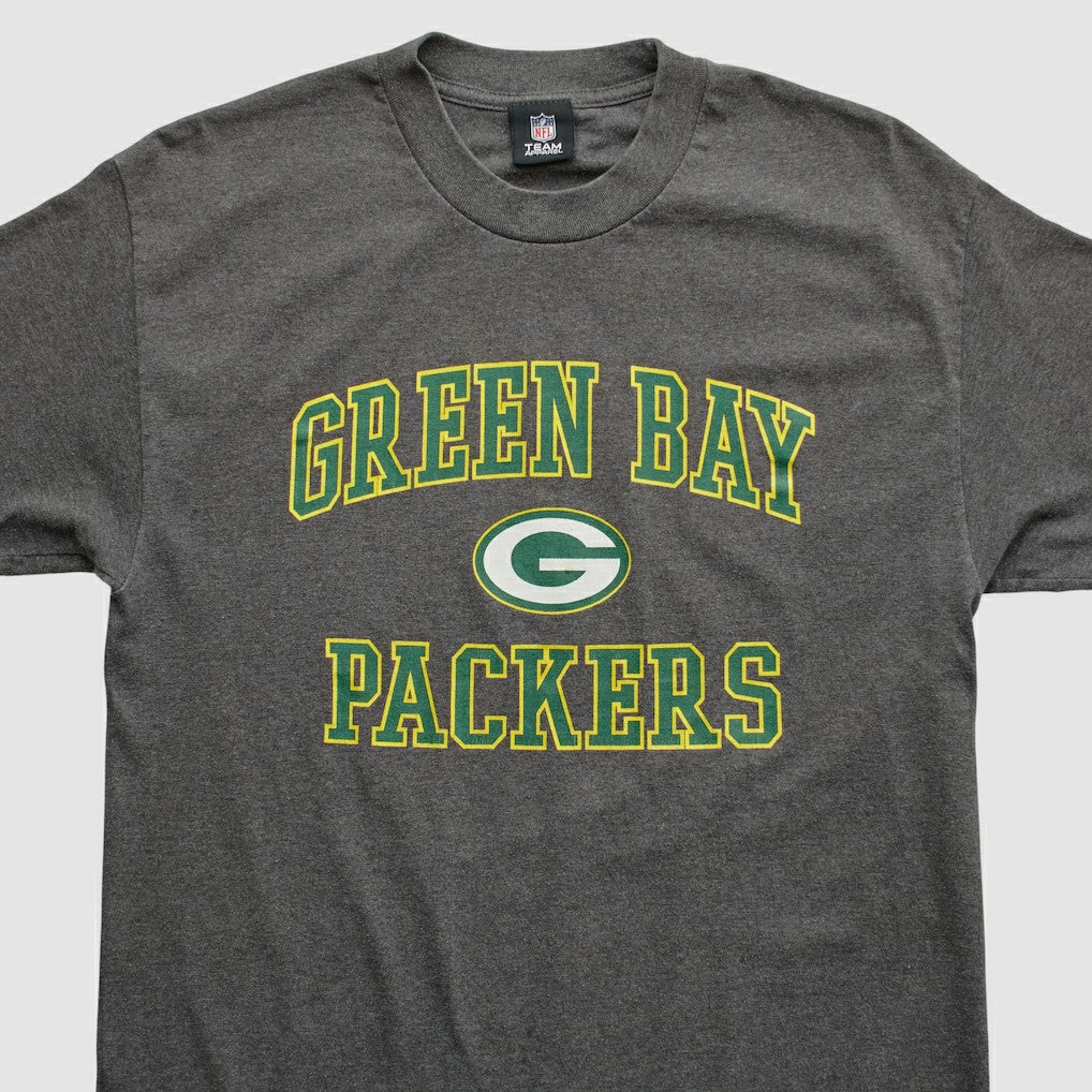 Green Bay Packers NFL 2010s T-shirt Dark Heather Gray Vintage