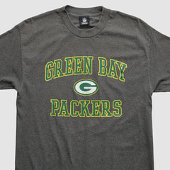 Green Bay Packers NFL 2010s T-shirt Dark Heather Gray Vintage