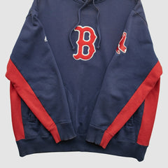Boston Red Sox Majestic 2000s Hooded Pullover Sweatshirt - Navy - XL by Fanatics Real Vintage Pullover