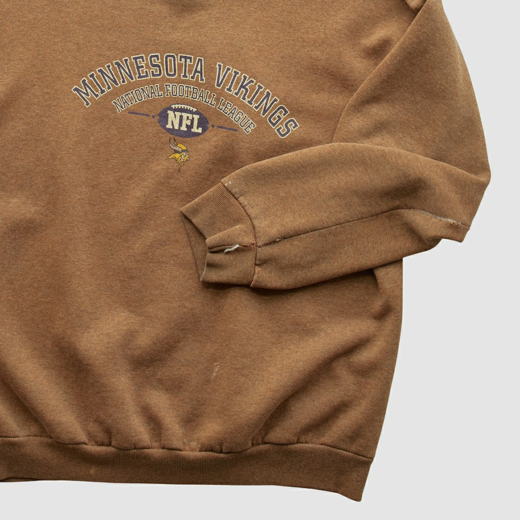 Minnesota Vikings Logo Athletic 2000s Pullover Sweatshirt Clay Vintage
