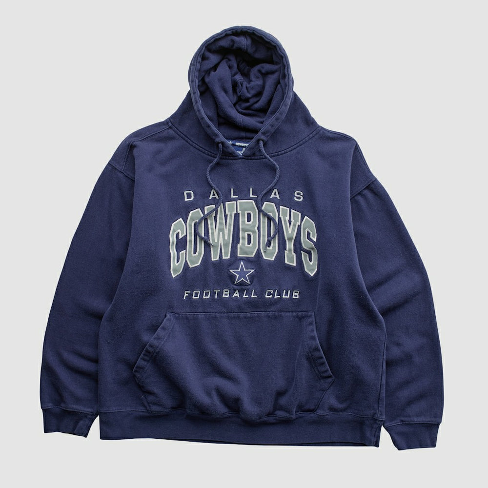 Dallas Cowboys 2010s Hooded Pullover Sweatshirt Navy Vintage