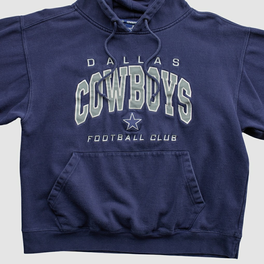 Dallas Cowboys 2010s Hooded Pullover Sweatshirt Navy Vintage