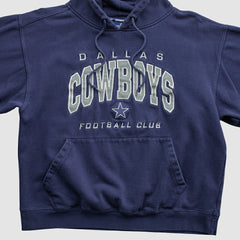 Dallas Cowboys 2010s Hooded Pullover Sweatshirt Navy Vintage