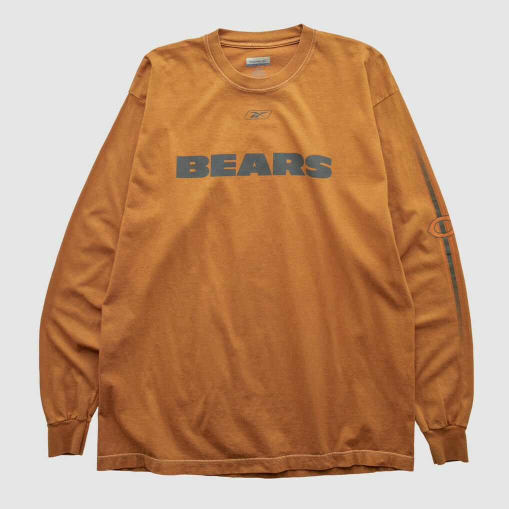 Chicago Bears Reebok 2000s Long Sleeve T-shirt Clay Vintage