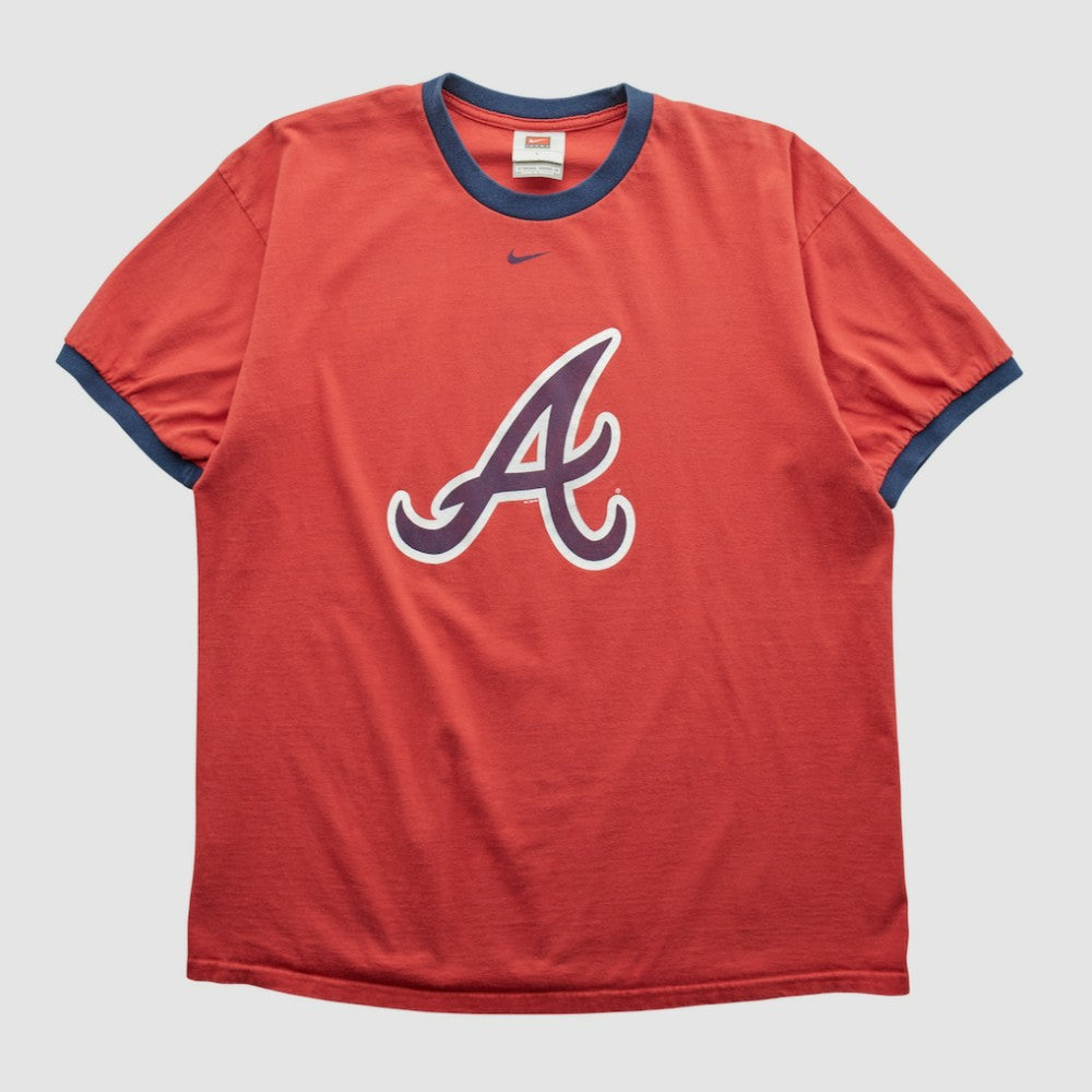 Atlanta Braves Nike 2000s T-shirt - Red - L by Fanatics Real Vintage T-shirts