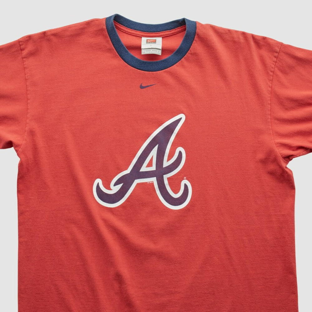 Atlanta Braves Nike 2000s T-shirt - Red - L by Fanatics Real Vintage T-shirts