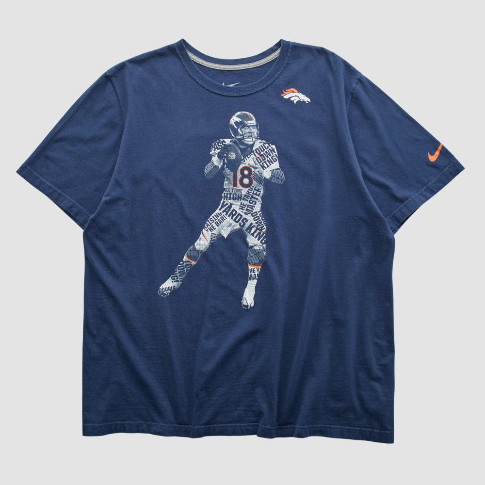 Denver Broncos 2010s T-shirt Navy Vintage