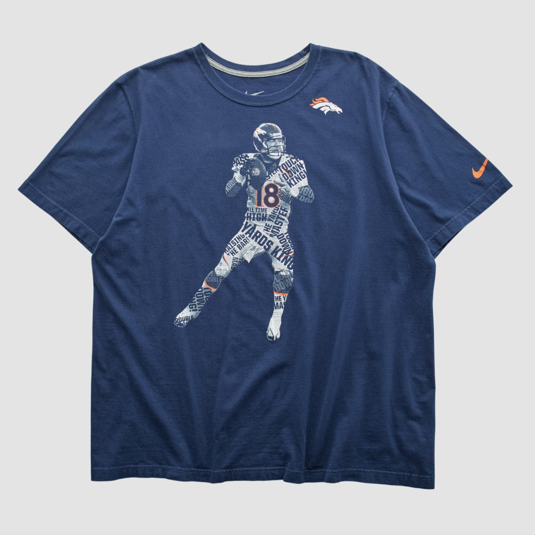 Denver Broncos 2010s T-shirt Navy Vintage