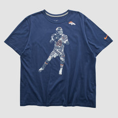 Denver Broncos 2010s T-shirt Navy Vintage