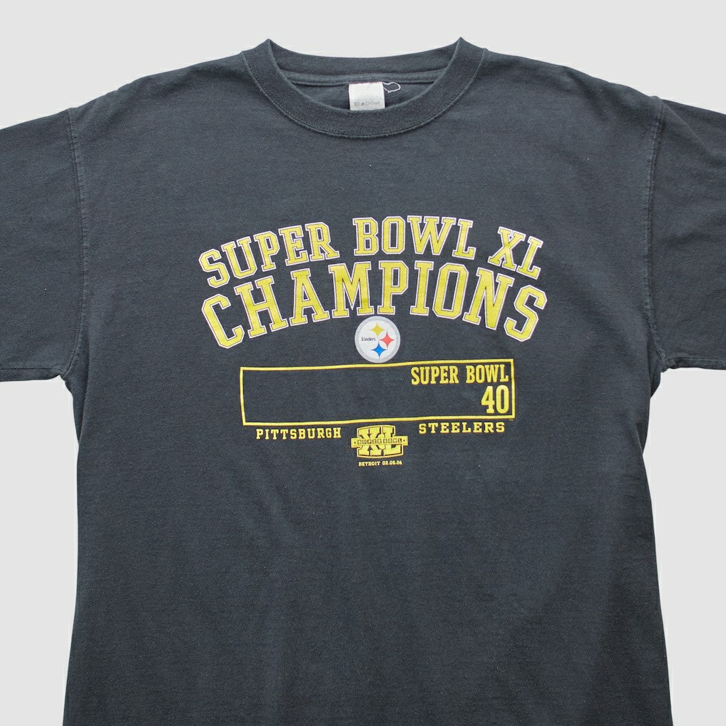 Pittsburgh Steelers 2006 T-shirt Black Vintage