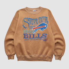 Super Bowl XXVII Trench 1992 Pullover Sweatshirt Clay Vintage
