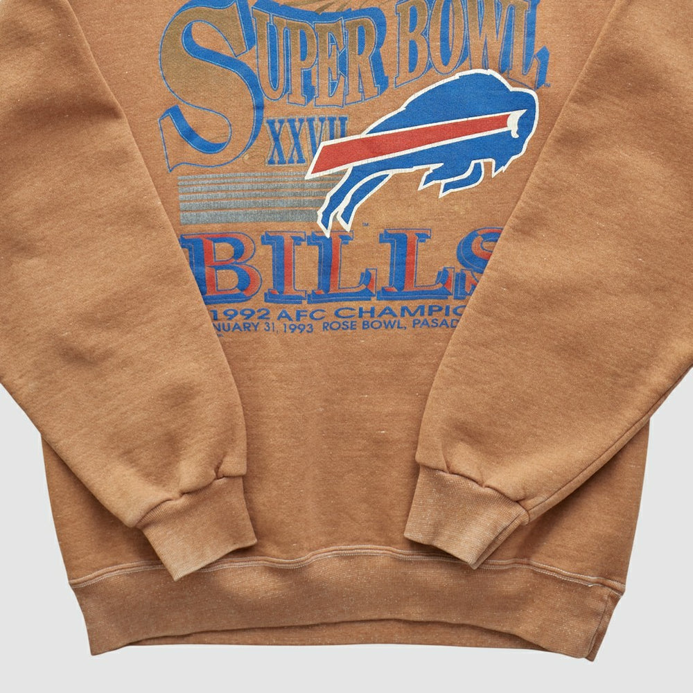 Super Bowl XXVII Trench 1992 Pullover Sweatshirt Clay Vintage