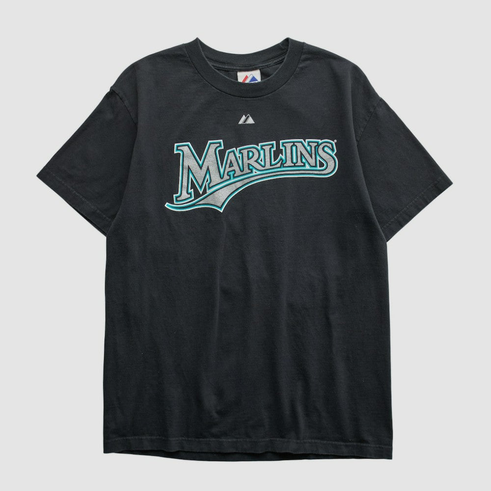 Miami Marlins Majestic 2000s T-shirt - Black - M by Fanatics Real Vintage T-shirts