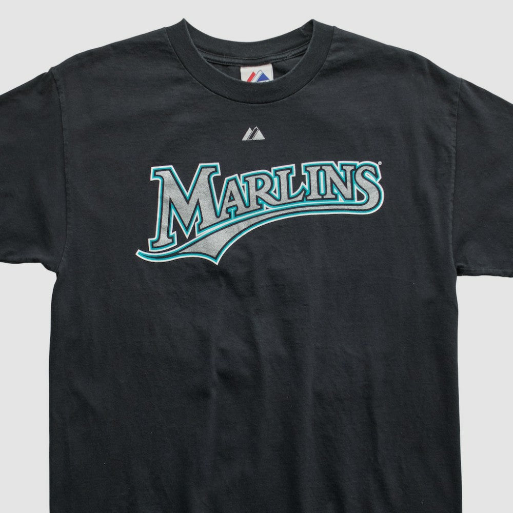 Miami Marlins Majestic 2000s T-shirt - Black - M by Fanatics Real Vintage T-shirts