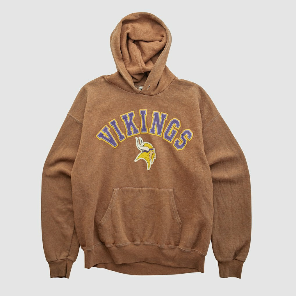 Minnesota Vikings Lee Apparel 2000s Hooded Pullover Sweatshirt Clay Vintage