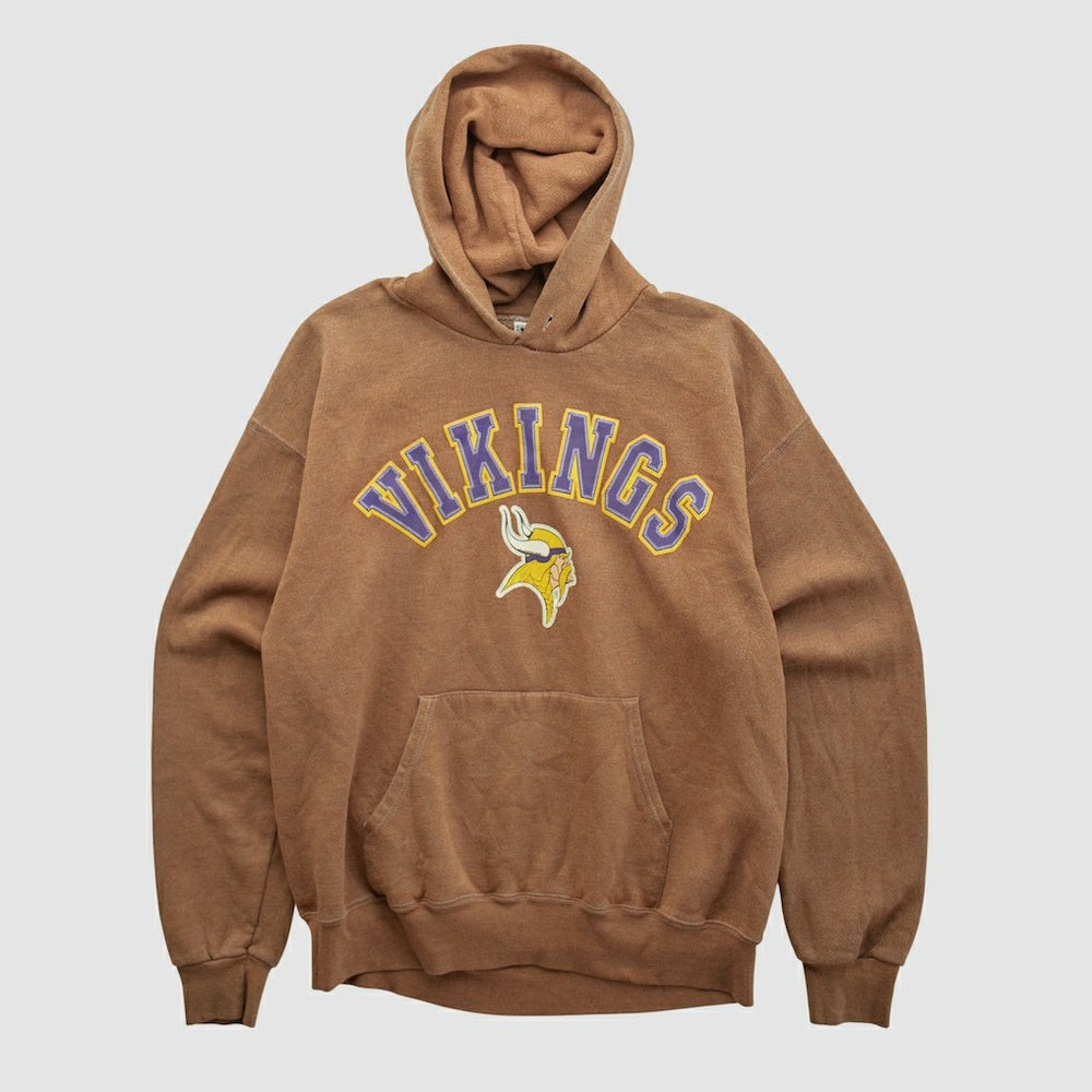 Minnesota Vikings Lee Apparel 2000s Hooded Pullover Sweatshirt Clay Vintage