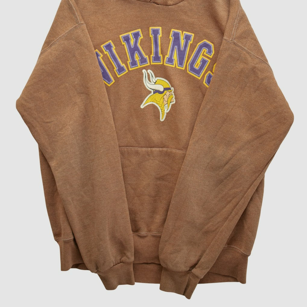 Minnesota Vikings Lee Apparel 2000s Hooded Pullover Sweatshirt Clay Vintage