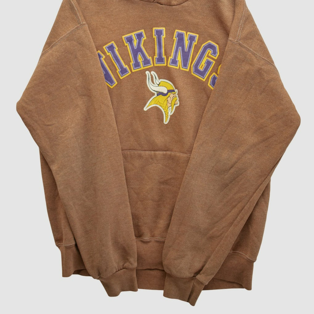 Minnesota Vikings Lee Apparel 2000s Hooded Pullover Sweatshirt Clay Vintage