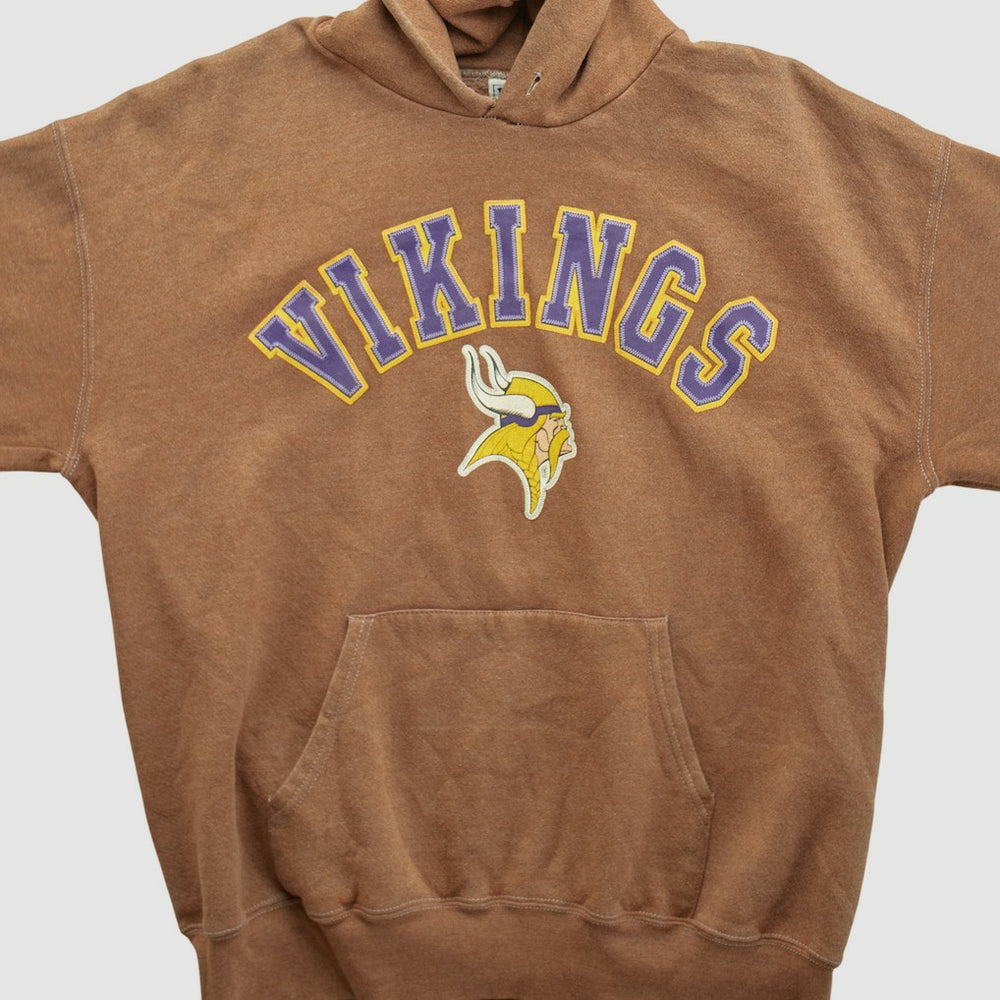 Minnesota Vikings Lee Apparel 2000s Hooded Pullover Sweatshirt Clay Vintage