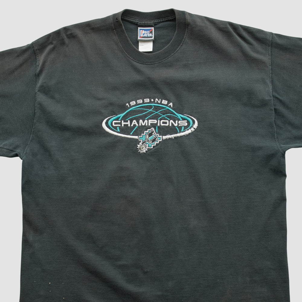 San Antonio Spurs Pro Player 1999 T-shirt Black Vintage