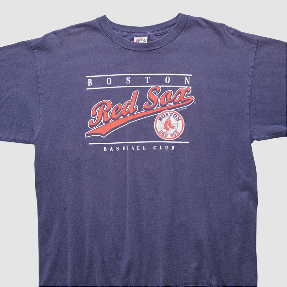Boston Red Sox True Fan 2004 Long Sleeve T-shirt - Navy - M by Fanatics Real Vintage T-shirts