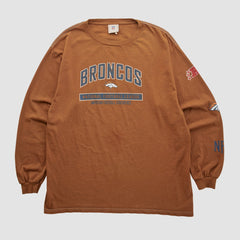 Denver Broncos NFL 2000s Long Sleeve T-shirt Clay Vintage